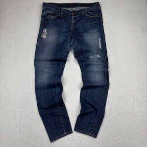 Guess Los Angeles Brittney Skinny Mens Distressed Fade Denim Jeans Size 32